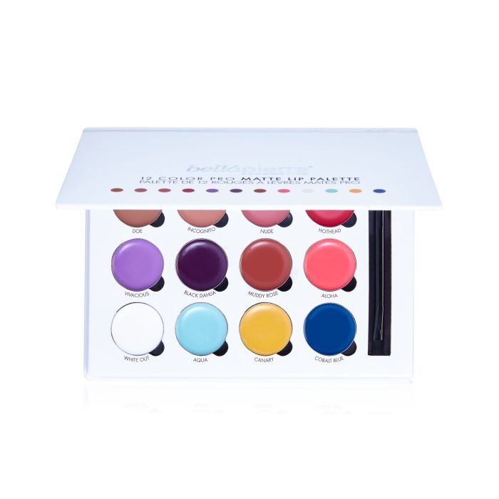 12 Color Matte Lip Palette - Bellapierre