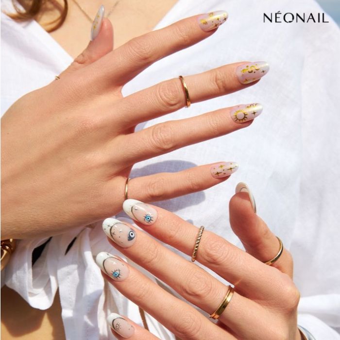 Boho Silver  - Nailart sticker - Neonail