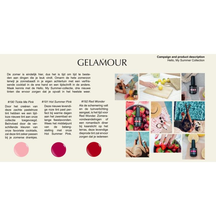 Gel Polish Collection Hello, My Summer 2021 - GA