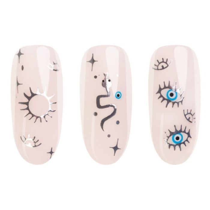 Boho Silver  - Nailart sticker - Neonail