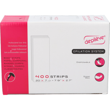 Depilève Depilbox Strips 20x7 cm 400 st.