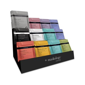 +Maskology Counter Display sheetmasks