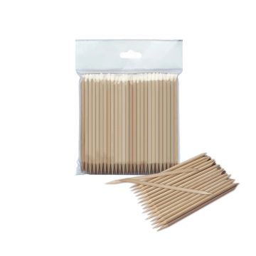Staleks Wooden orange sticks 110mm (100pcs)