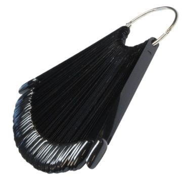 IBP Color Ring Oval Black 50pcs