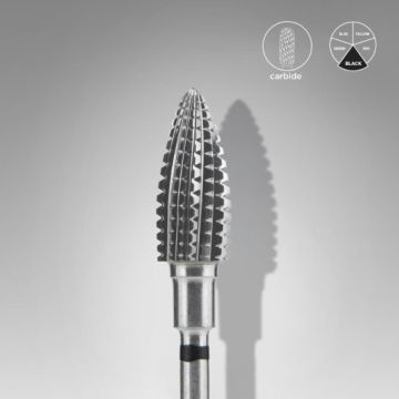 Staleks Diamant Freesbit Dennenappel Hard -Zwart Expert 
