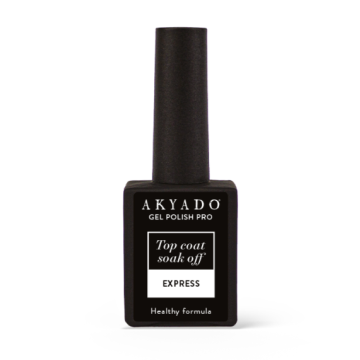 Top Coat Clear 10 Soak off - Akyado 