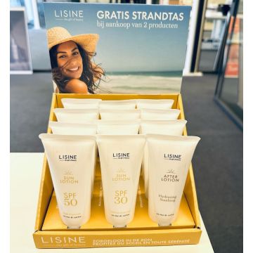 Sun Care Display Lisine